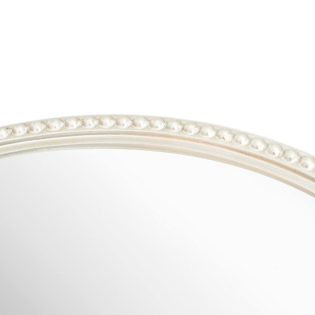 Lily Silver Small Round Mirror