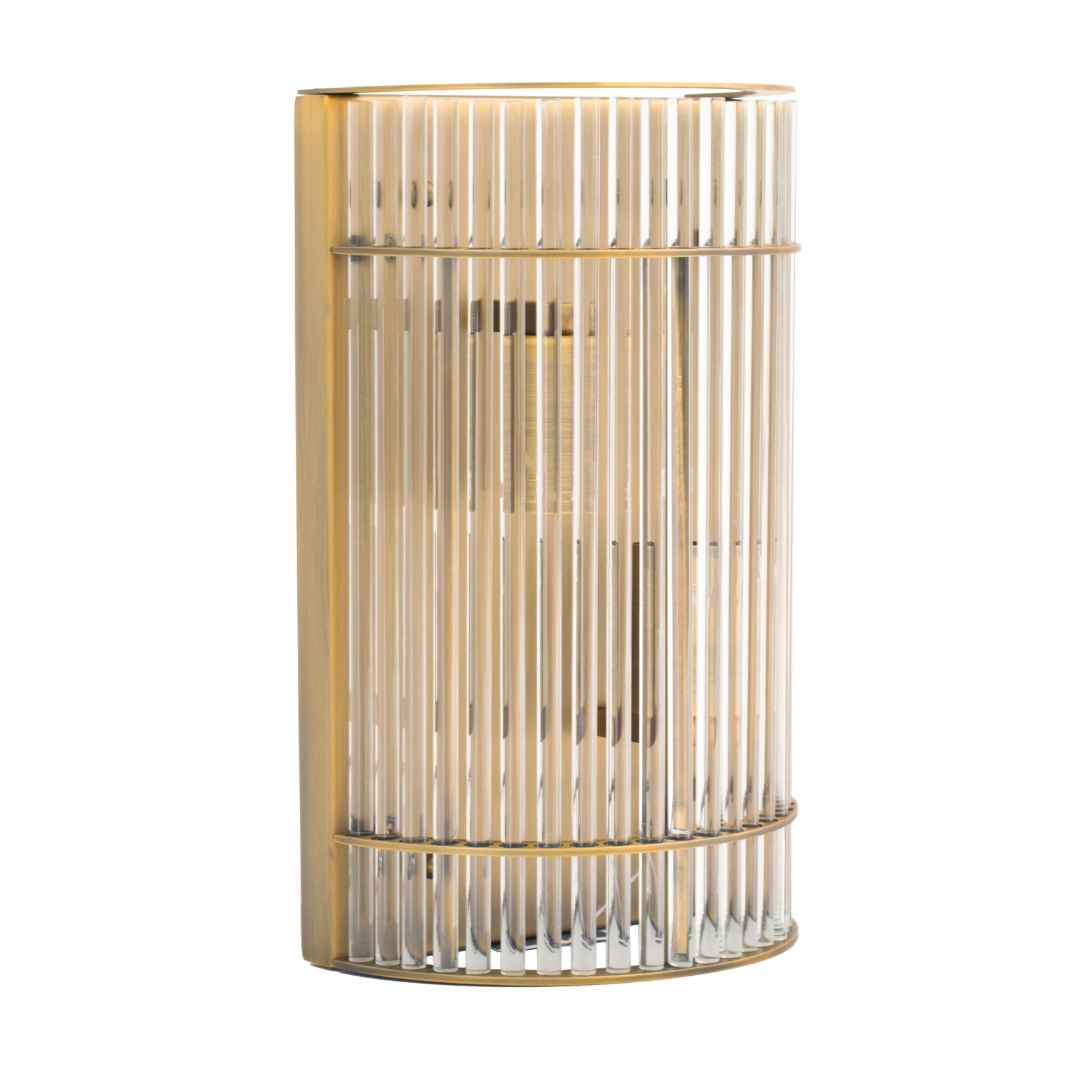 Macy Wall Light in polished nickel — alternative angle
