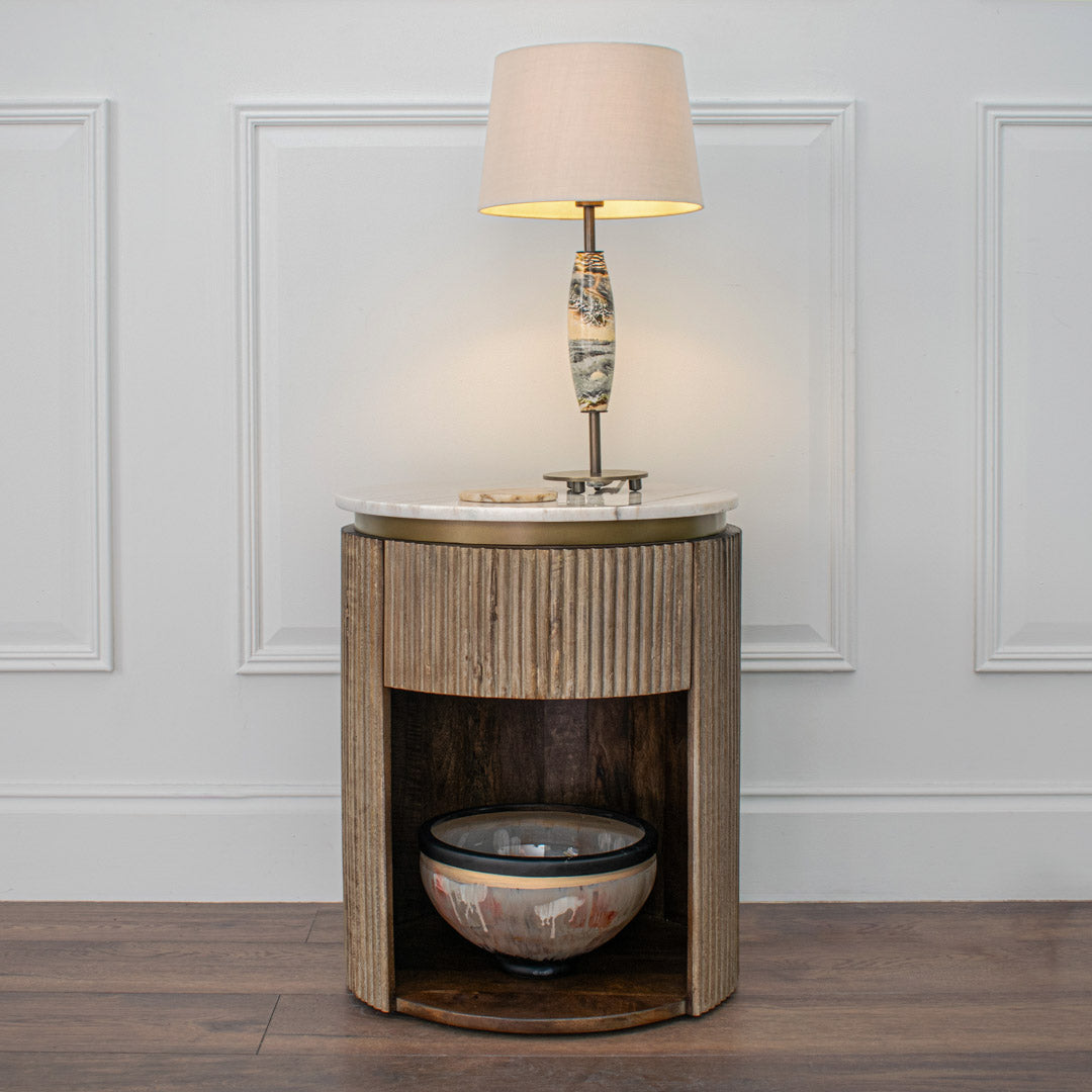 Maigue 1 Drawer Side Table