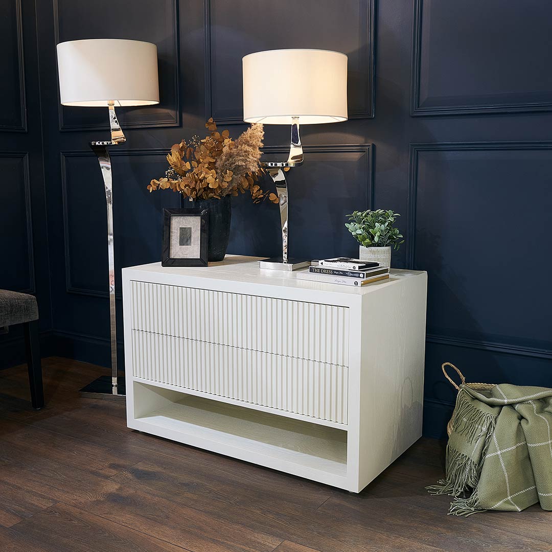 Marans Wide Bedside Table