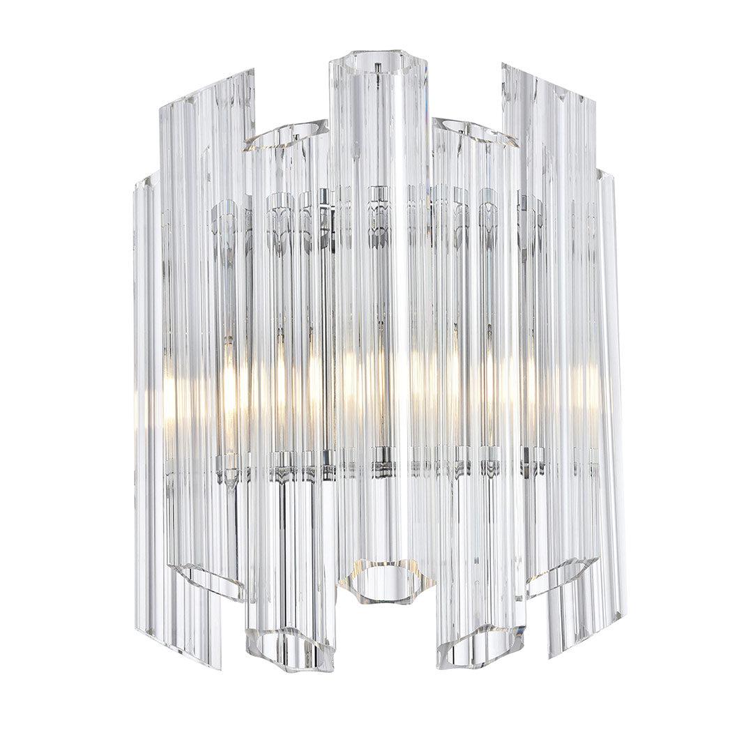 Nasser Nickel Finish Wall Lamp