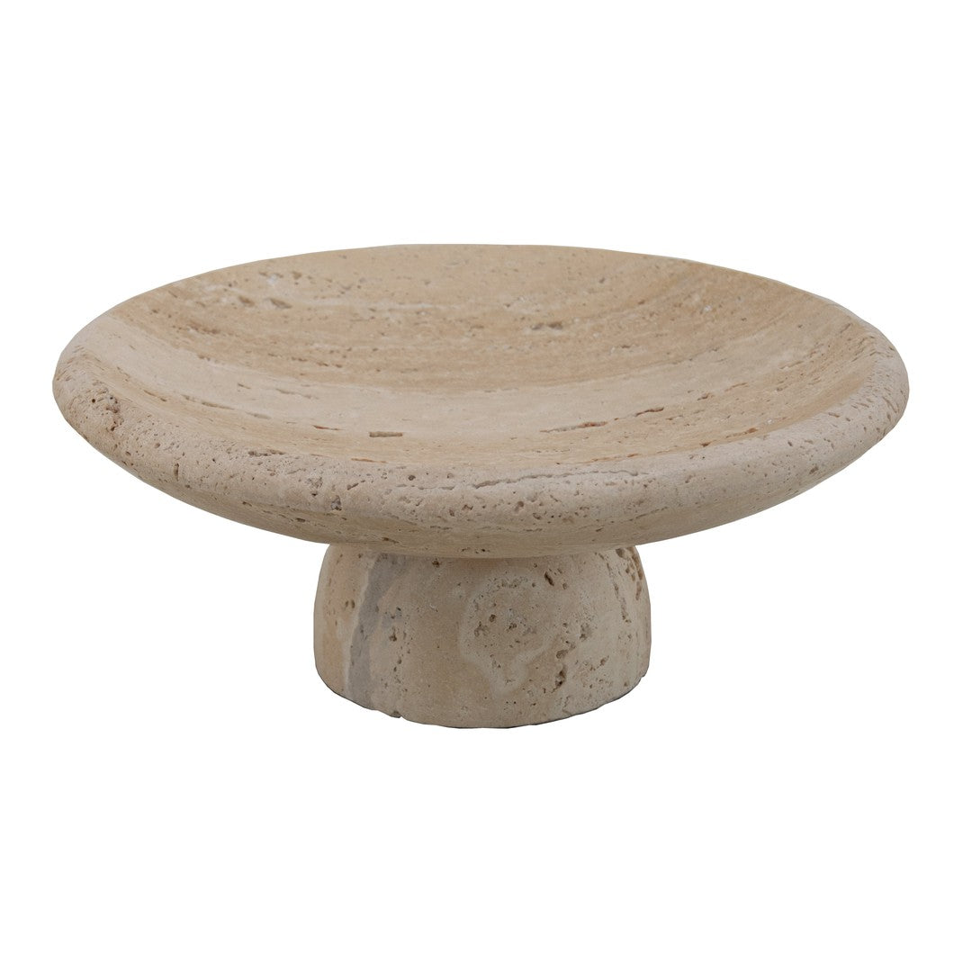 Oakley Travertine Dish