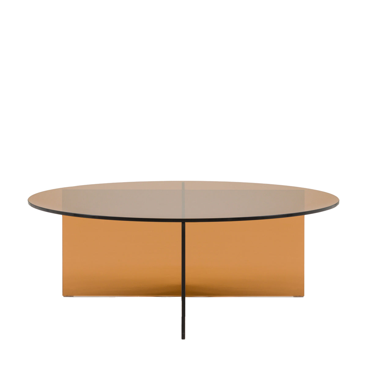 Parioli Glass Coffee Table Bronze