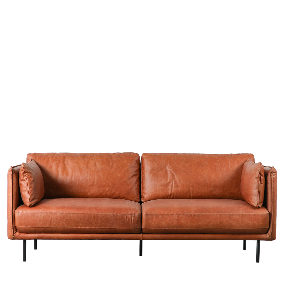 Wigmore Sofa Brown Leather