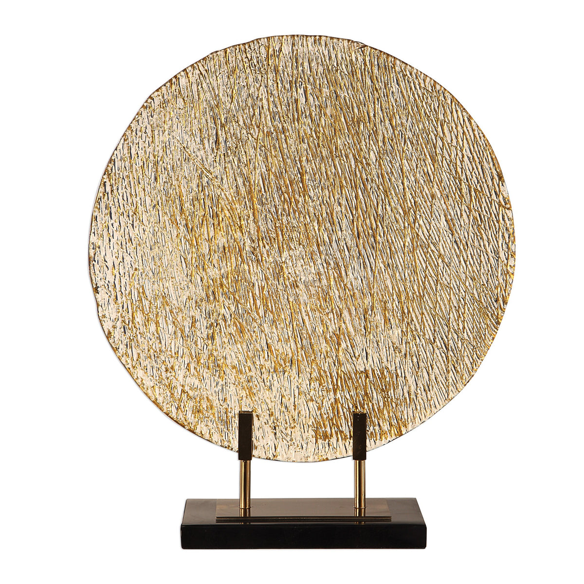 Layan Art Glass Charger on Stand