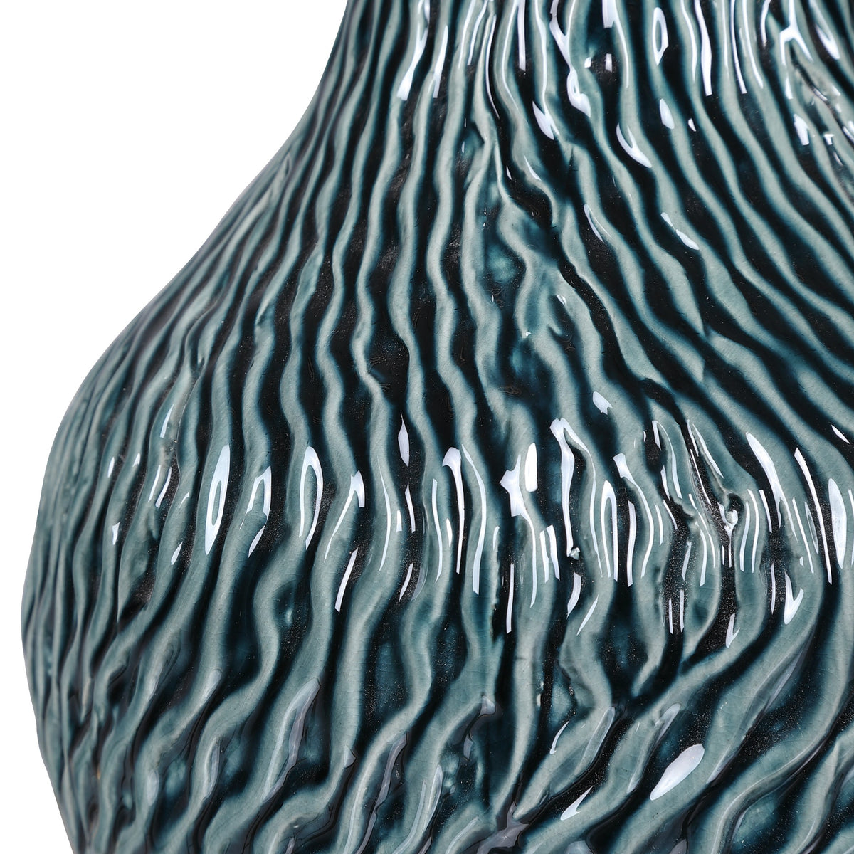 Almera Dark Teal Bottles – Set of 2