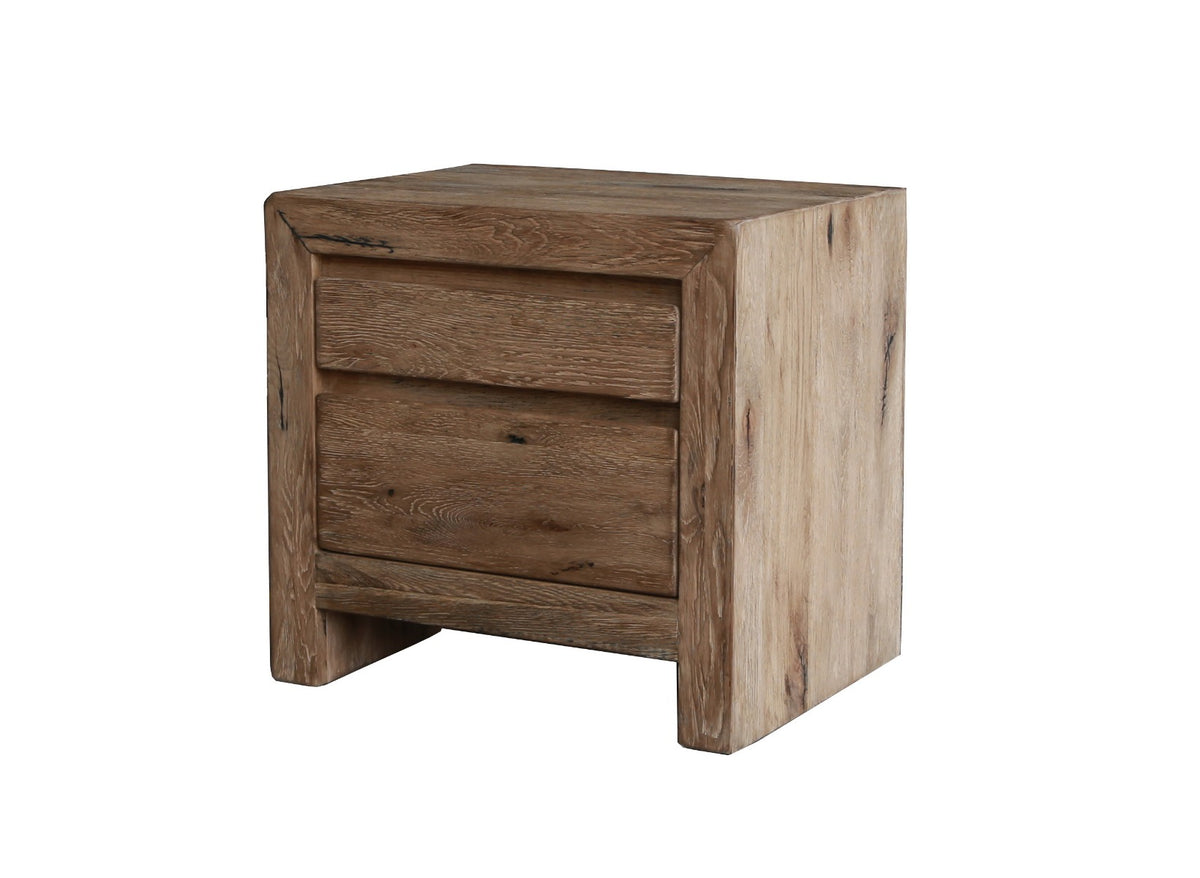 Reclaimed Oak Bedside Cabinet