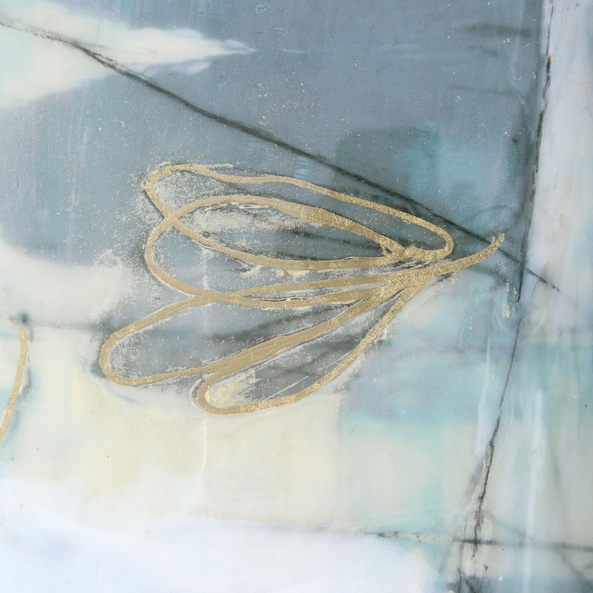 Gilded Whimsy Abstract Prints – Set of 2