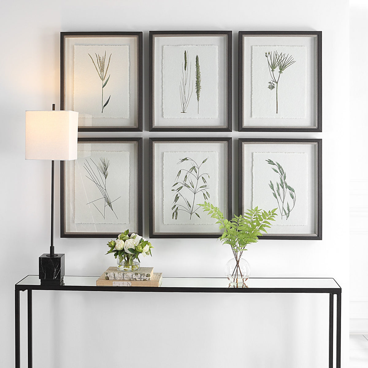Forest Finds Framed Prints, Set of 6