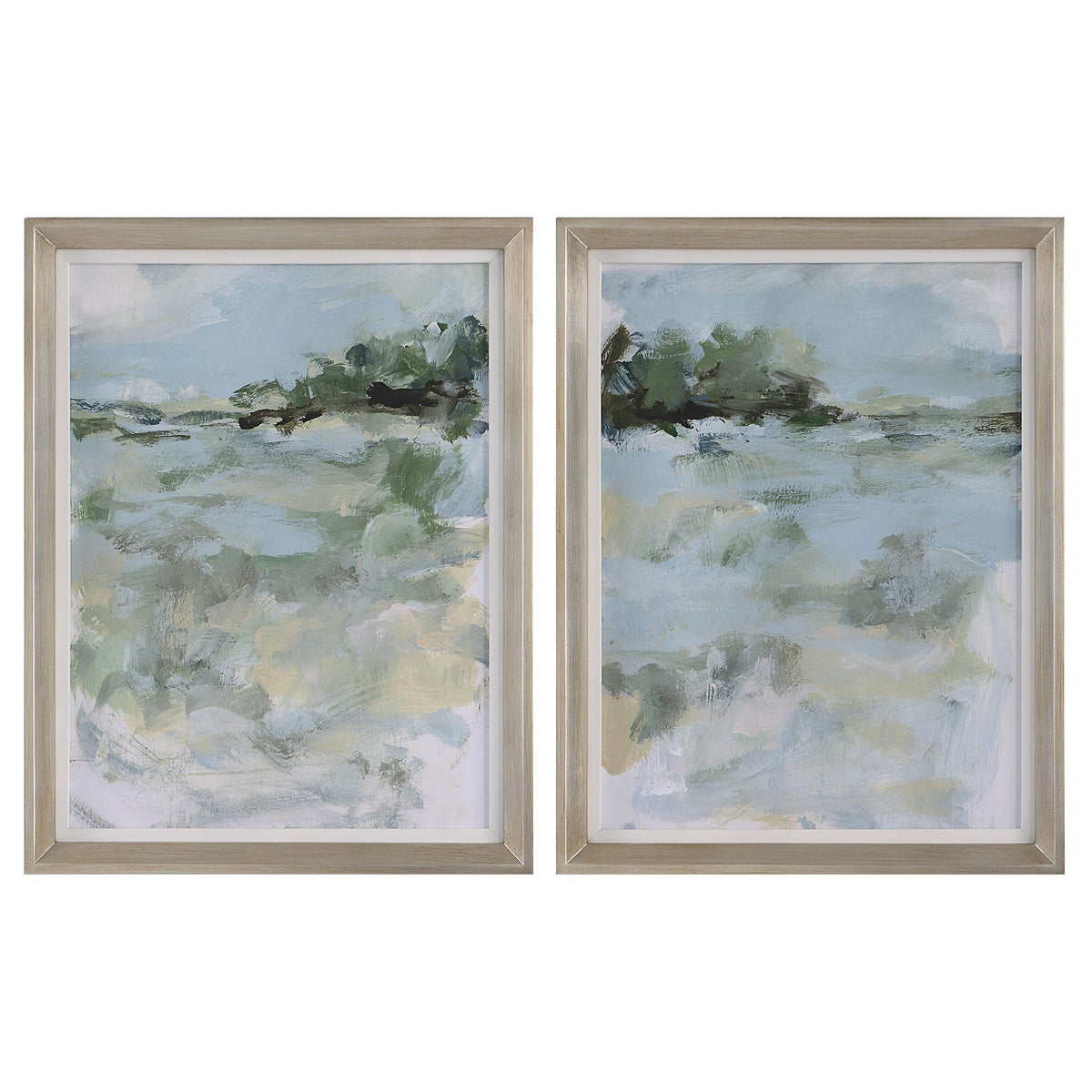 Far Away View Framed Prints, Set of 2
