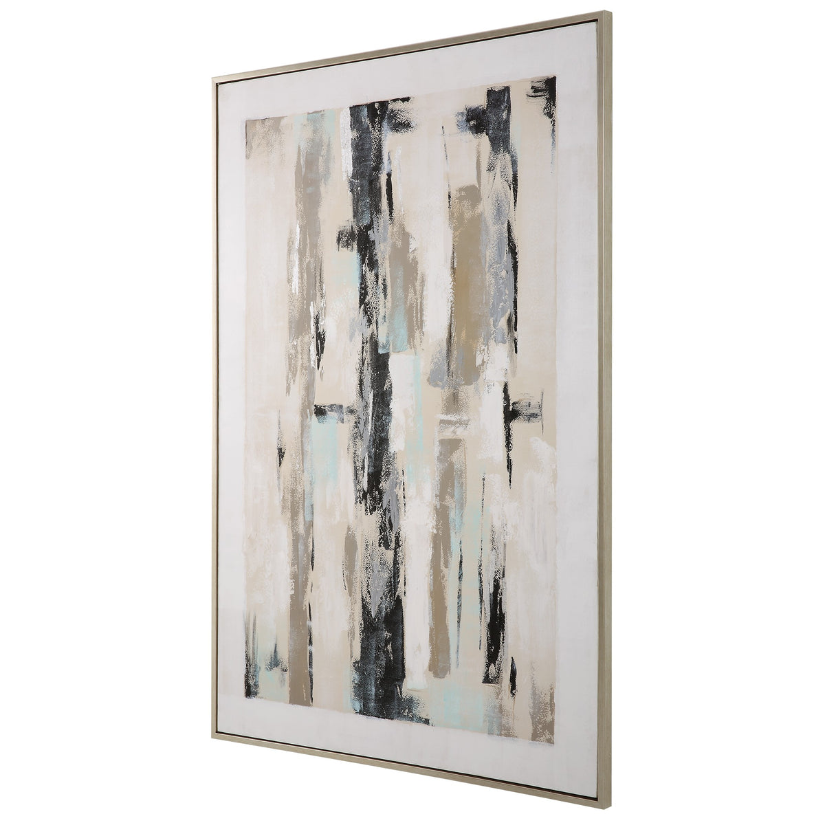 Placidity Hand Painted Abstract Art