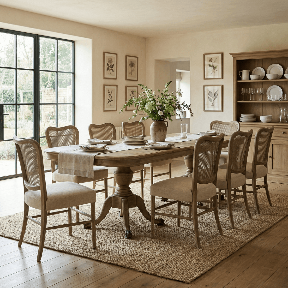 Buckingham Extending Solid Oak Dining Table – 210–310cm