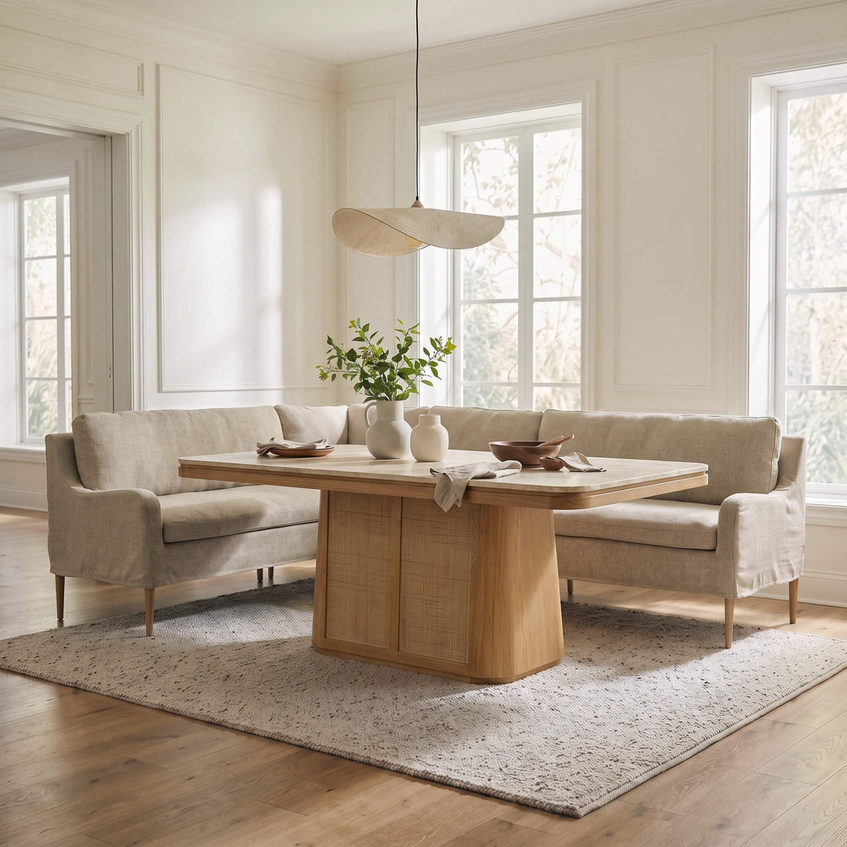 Pensham Upholstered Bench – Group