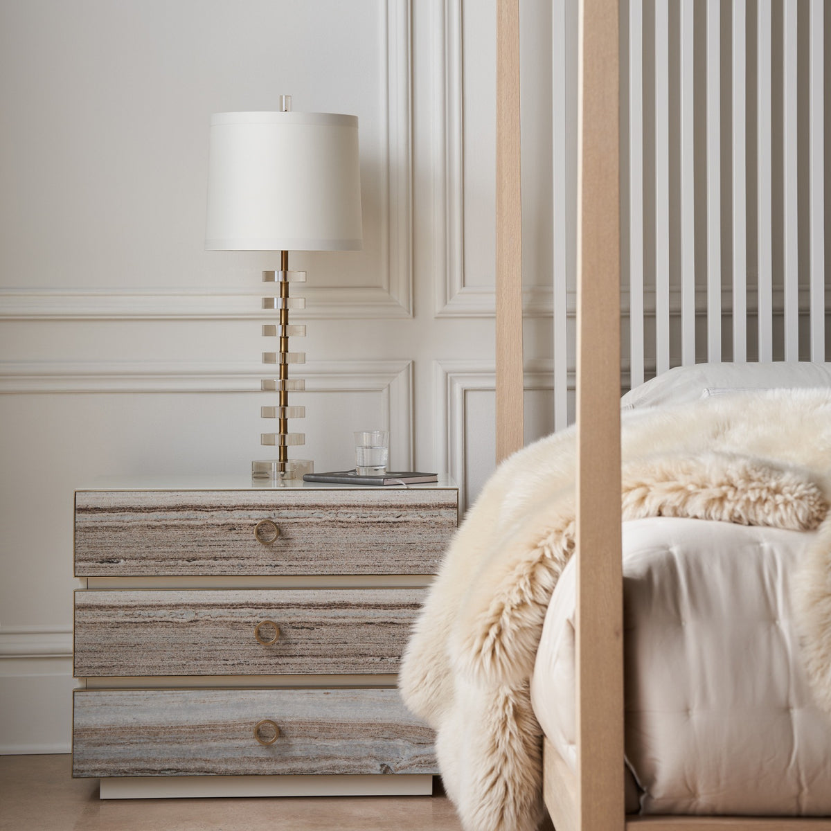 Bedrock Bedside Table