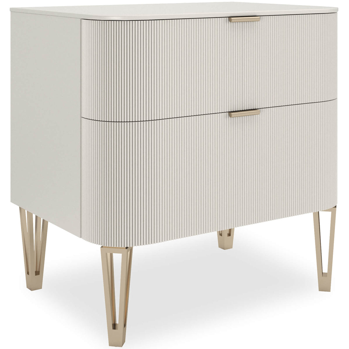 True Love Bedside Table – Matte Pearl, Small