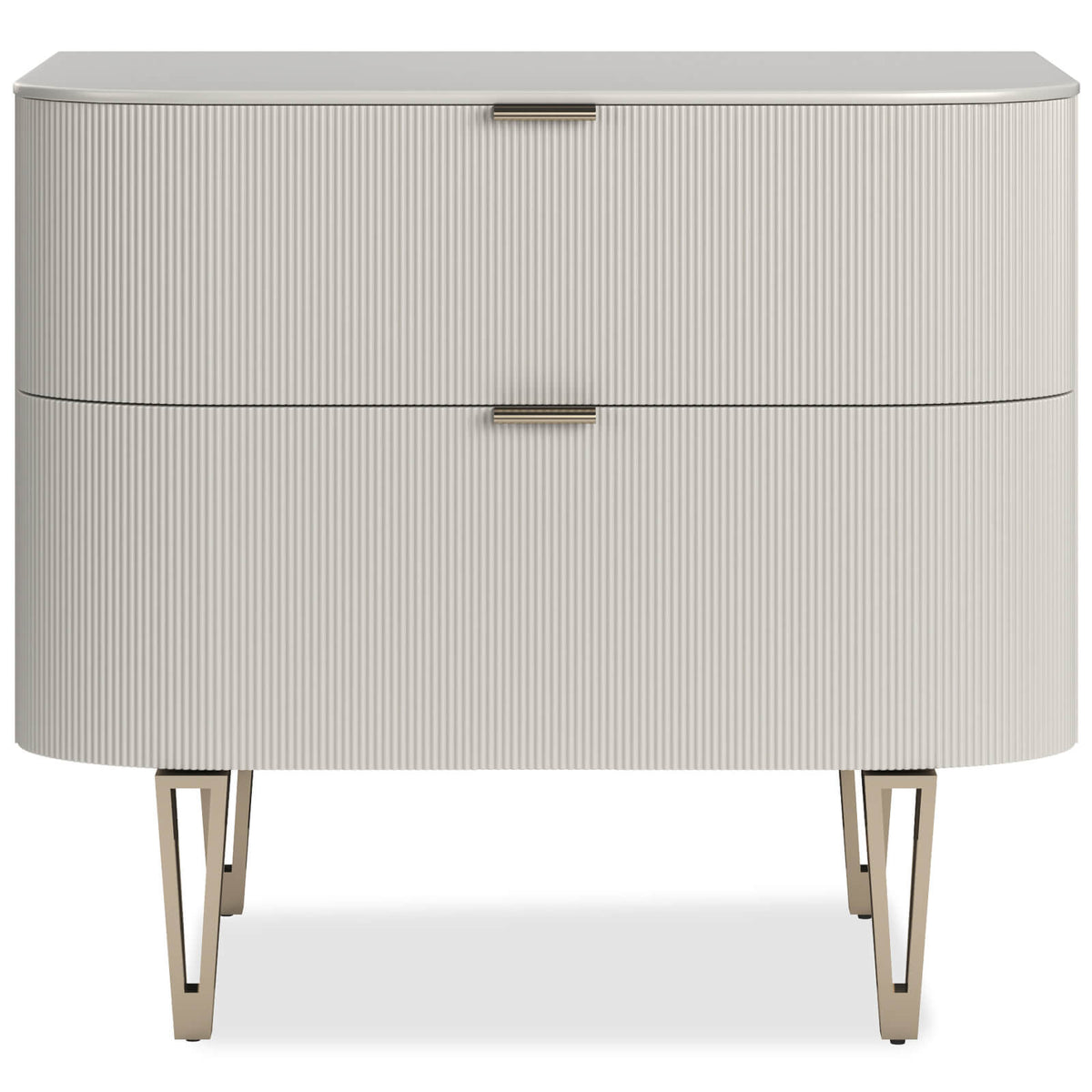 True Love Bedside Table – Matte Pearl, Large
