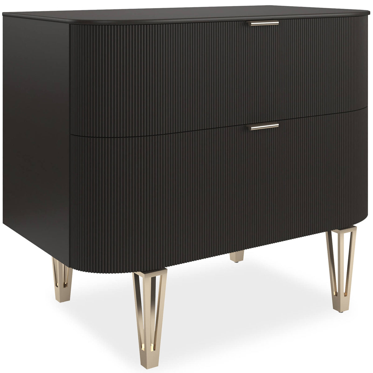 Large True Love Bedside Table – Dark Chocolate