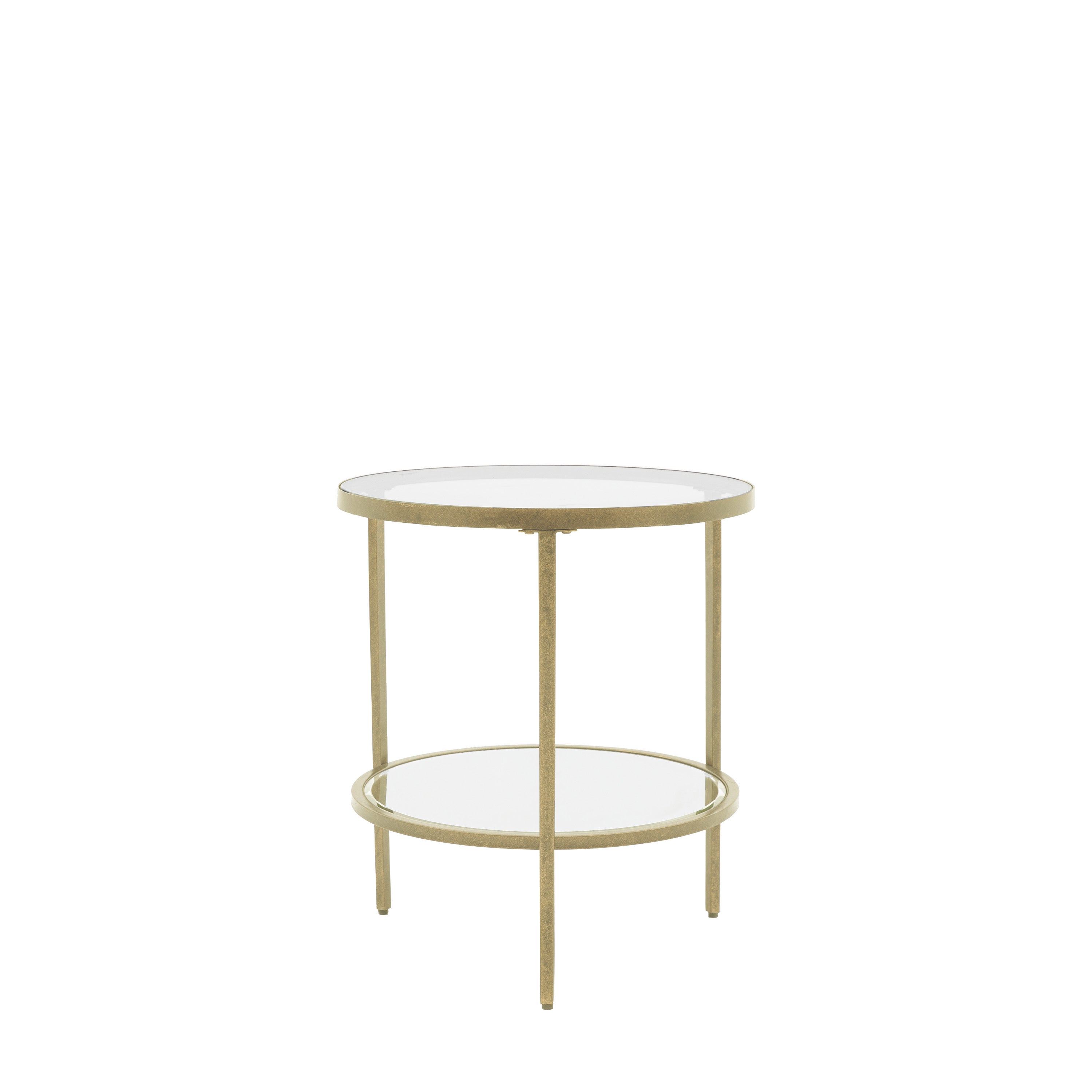 Hudson Side Table Champagne 500x500x600mm