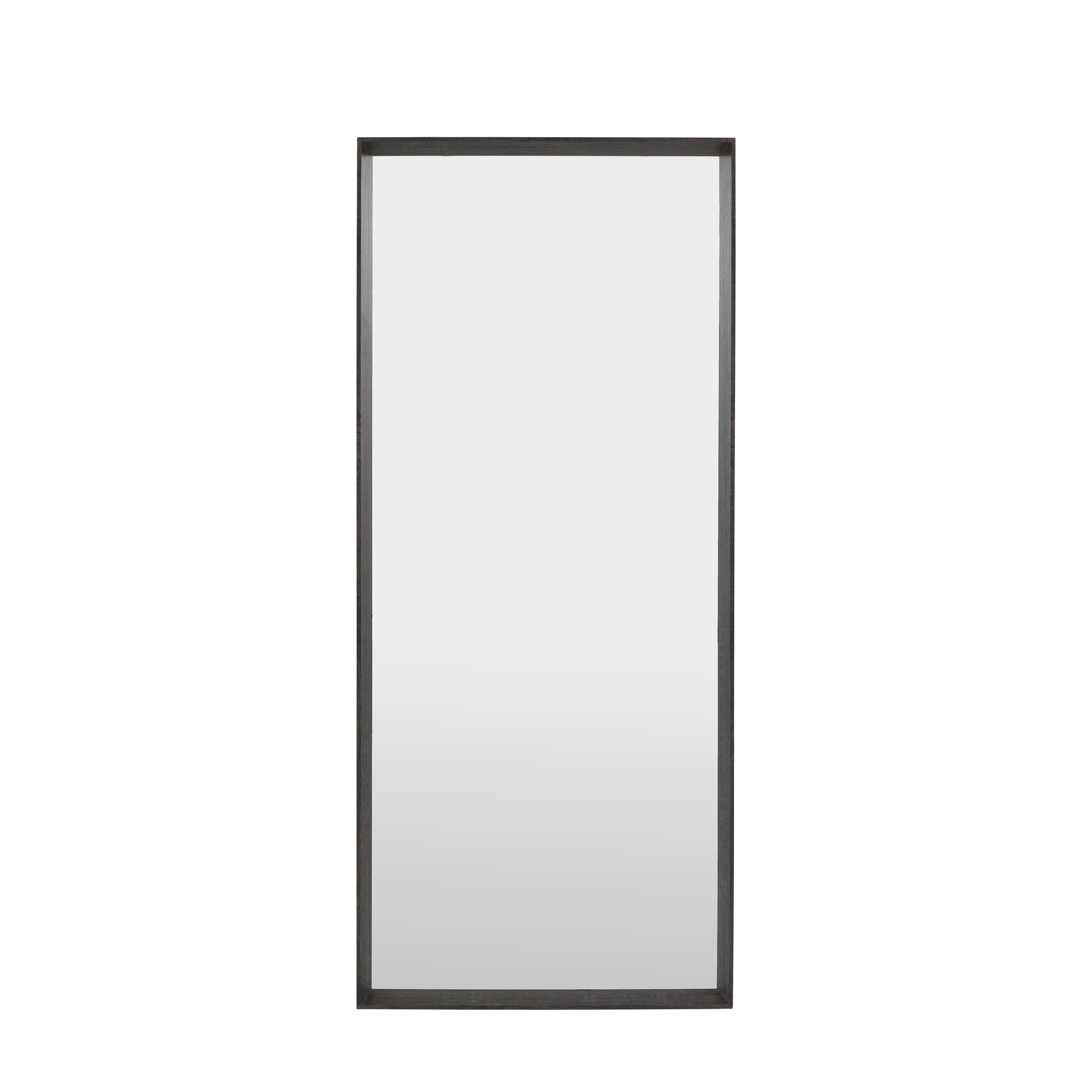 Ashbury Leaner Mirror Black 1500x60x650mm