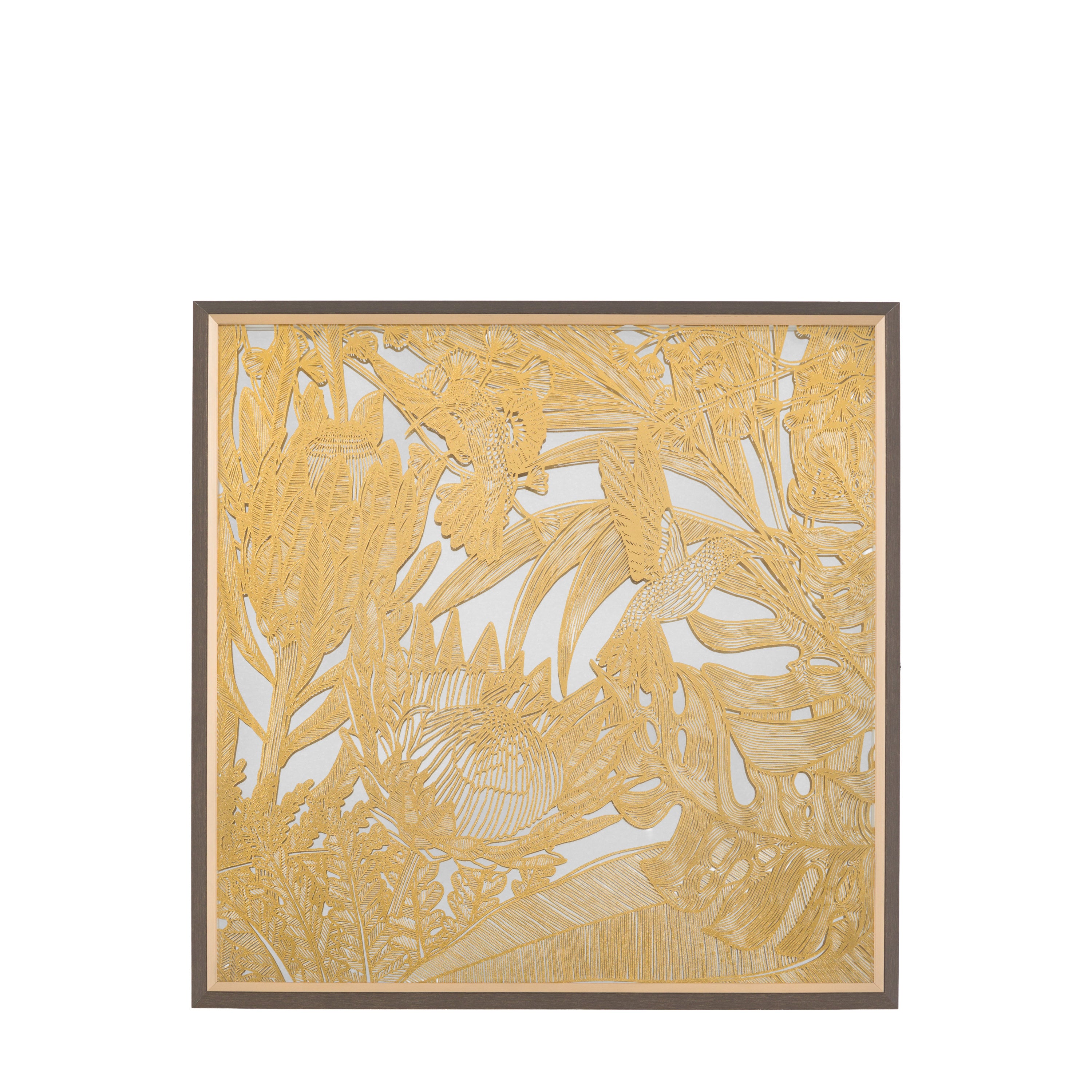 Hummingbird Dance I Mirrored Fra Art 650x34x650mm