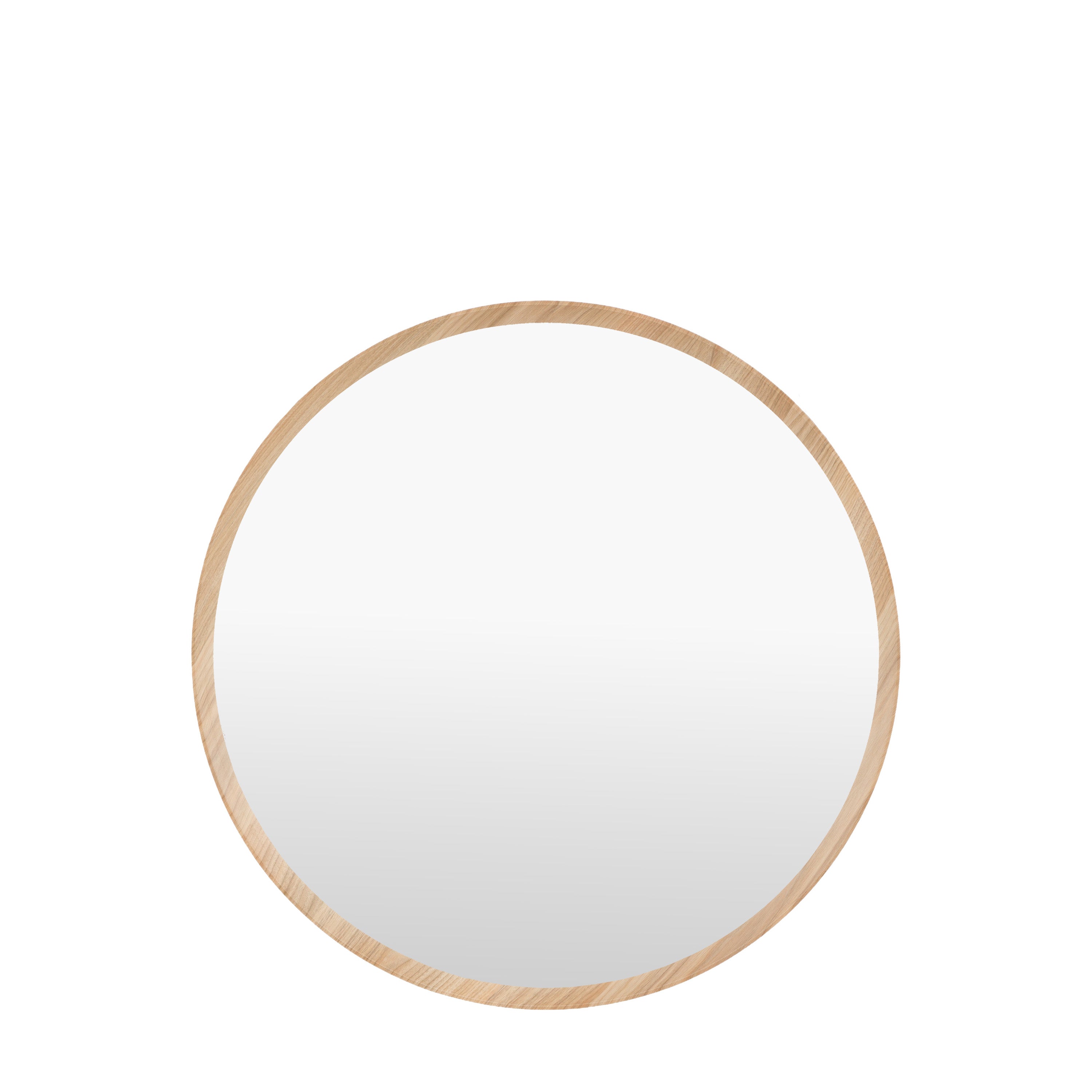 Helsinki Round Mirror Oak 800x58x800mm