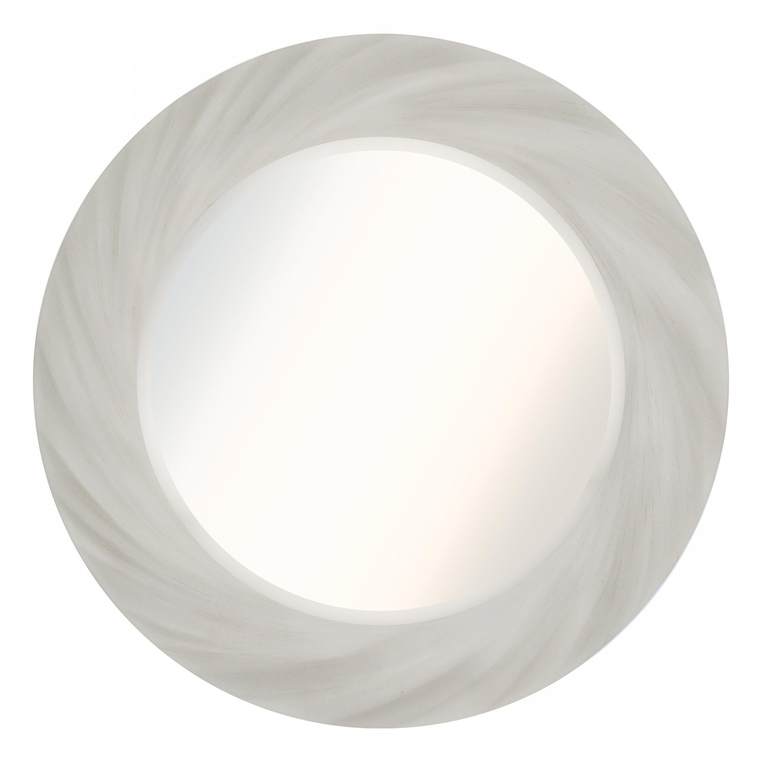 Barley Twist Mirror Off White 700x30x700mm