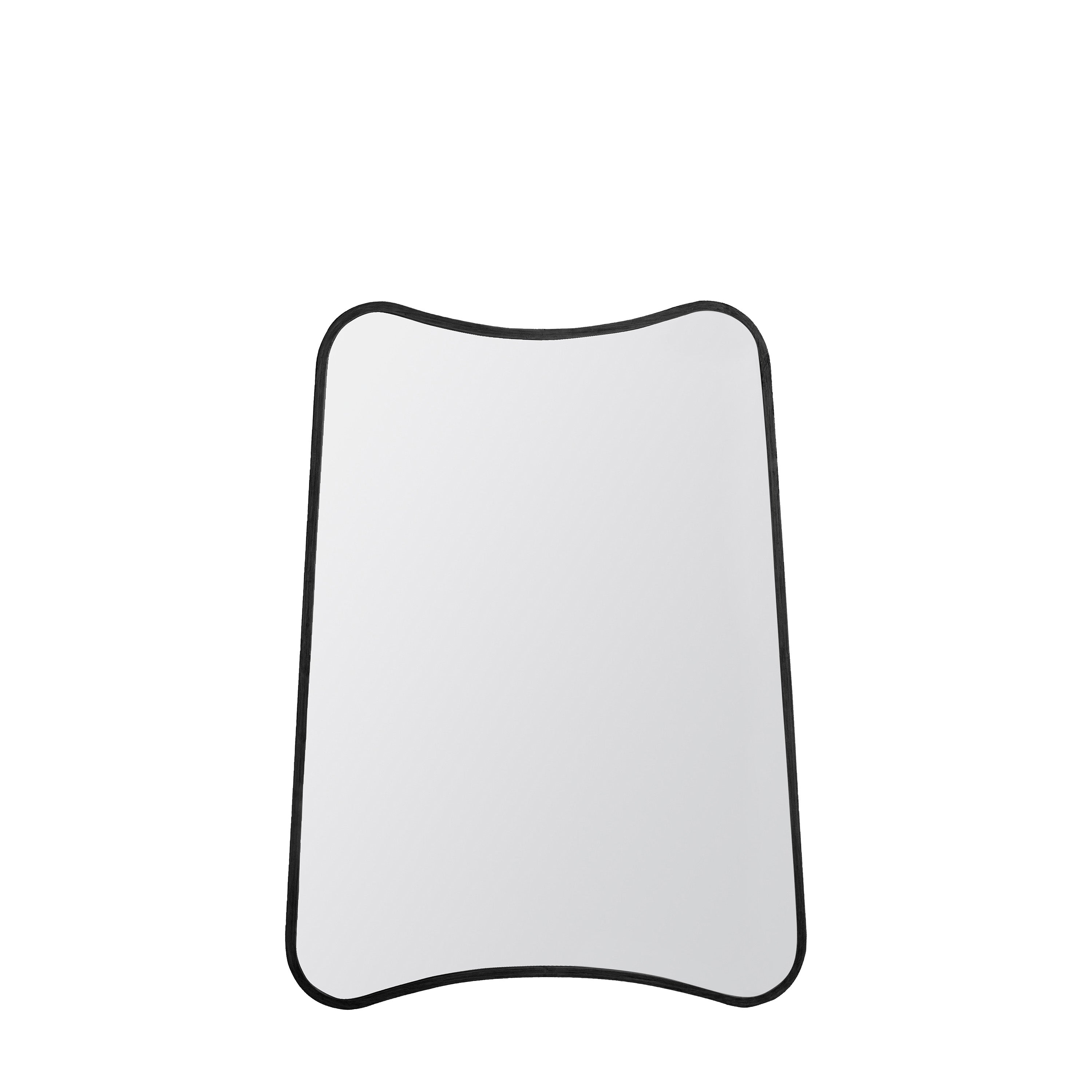 Kurva Rectangle Mirror Black 610x810mm
