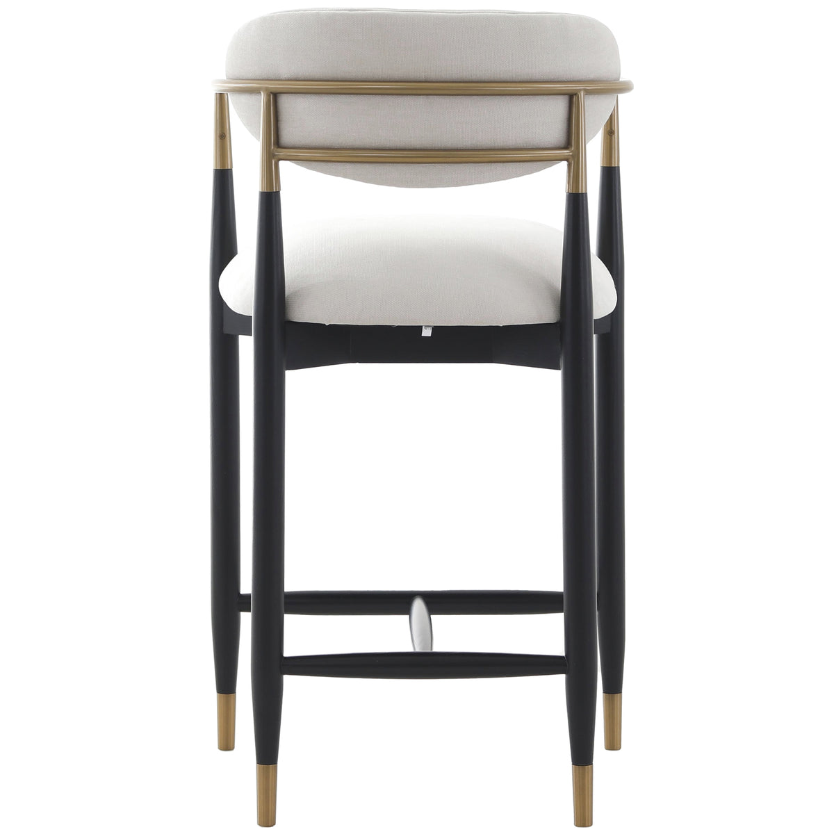 Soho Counter Stool – Ebony and Brass