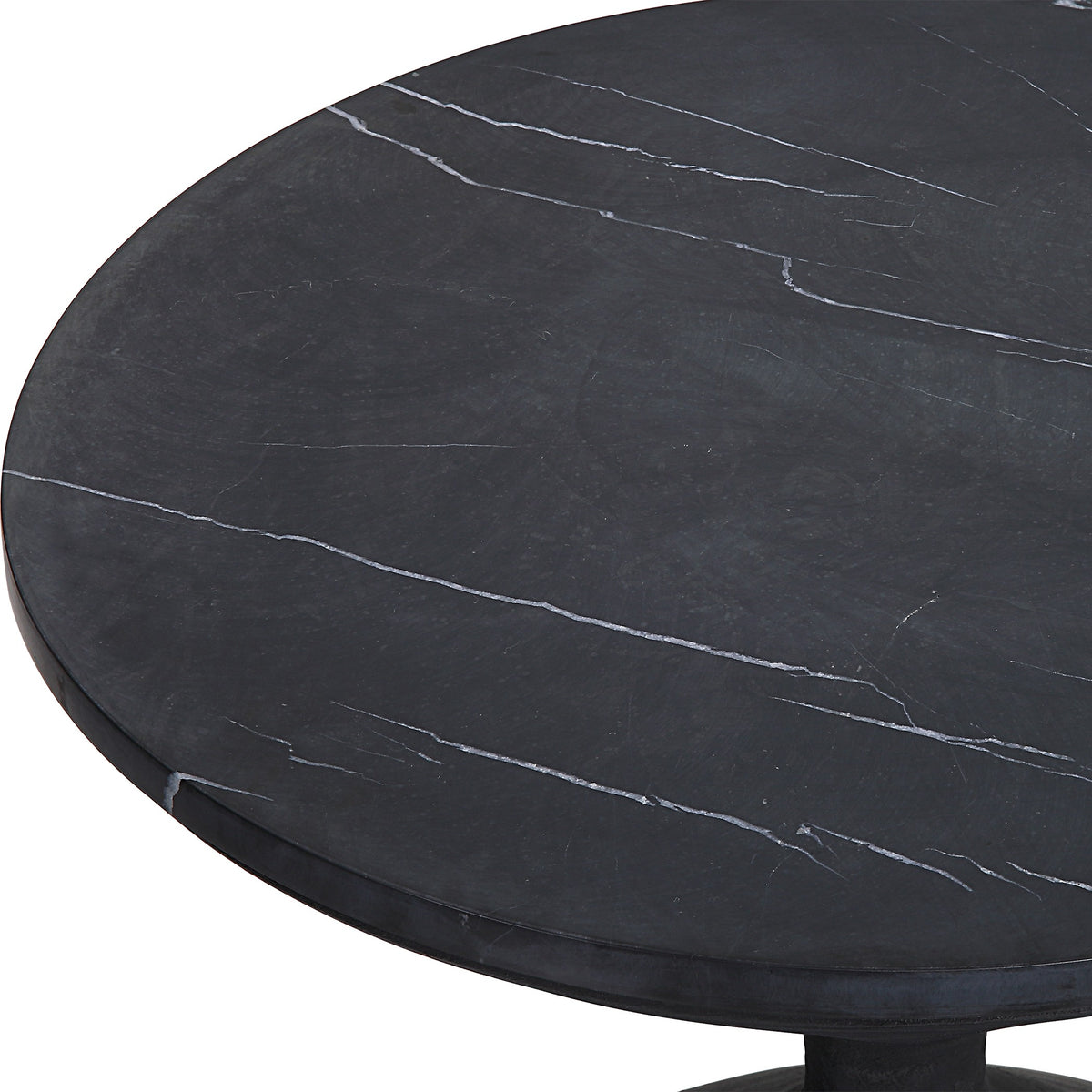 Time's Up Hourglass Side Table