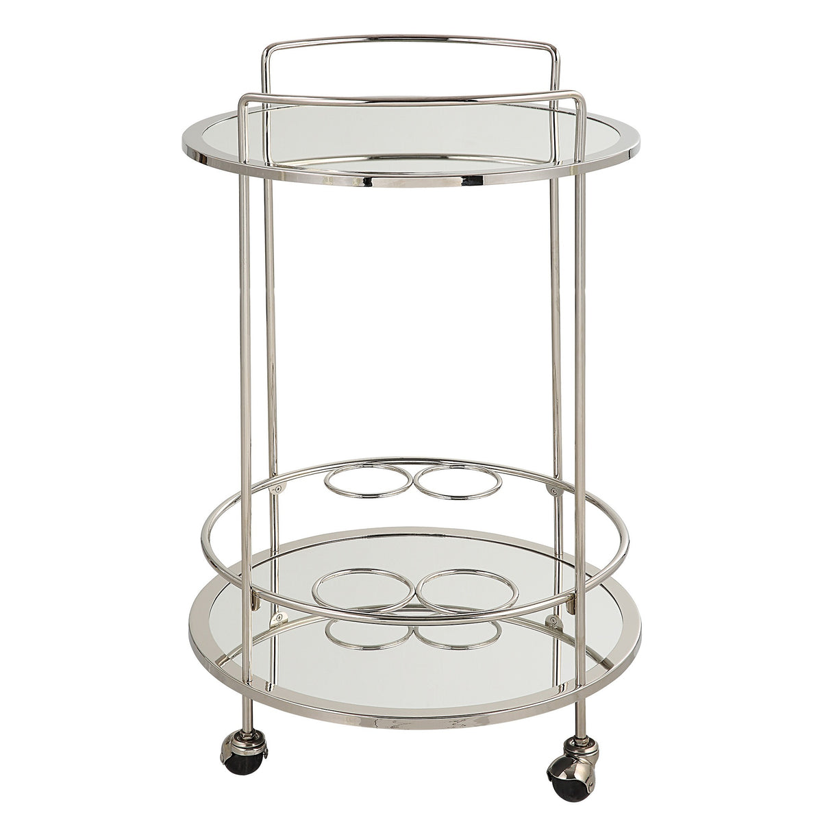 Spritz Chrome Bar Cart