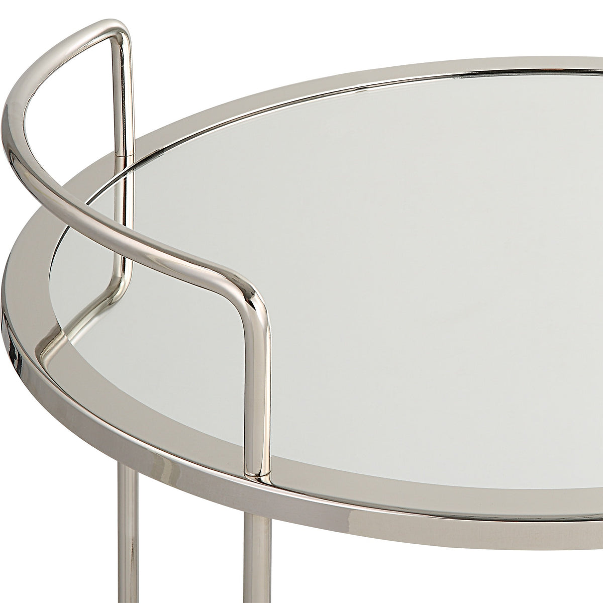 Spritz Chrome Bar Cart