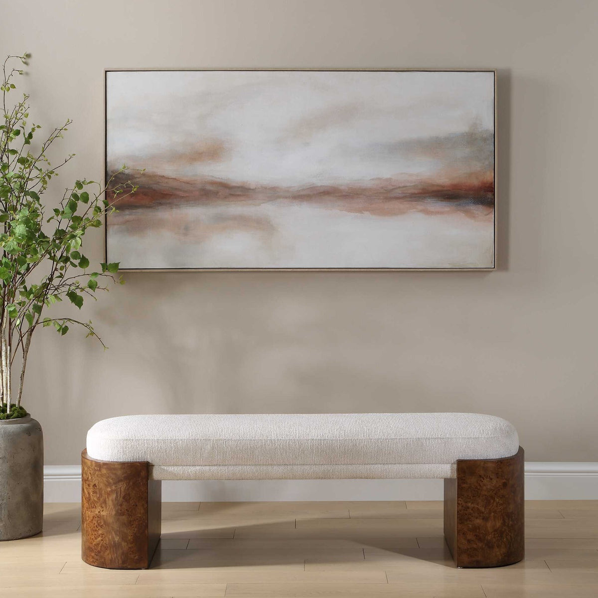 Haze In The Horizon Landscape Painting
