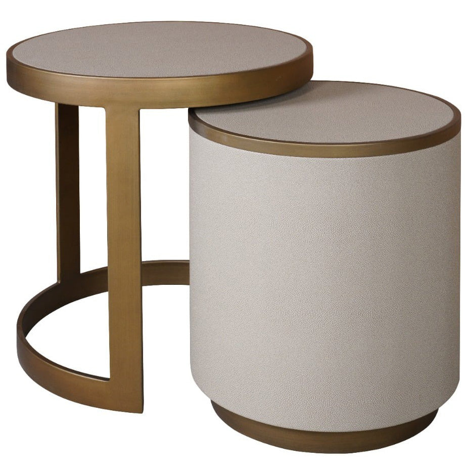 Hazlemere Shagreen Nest of Tables