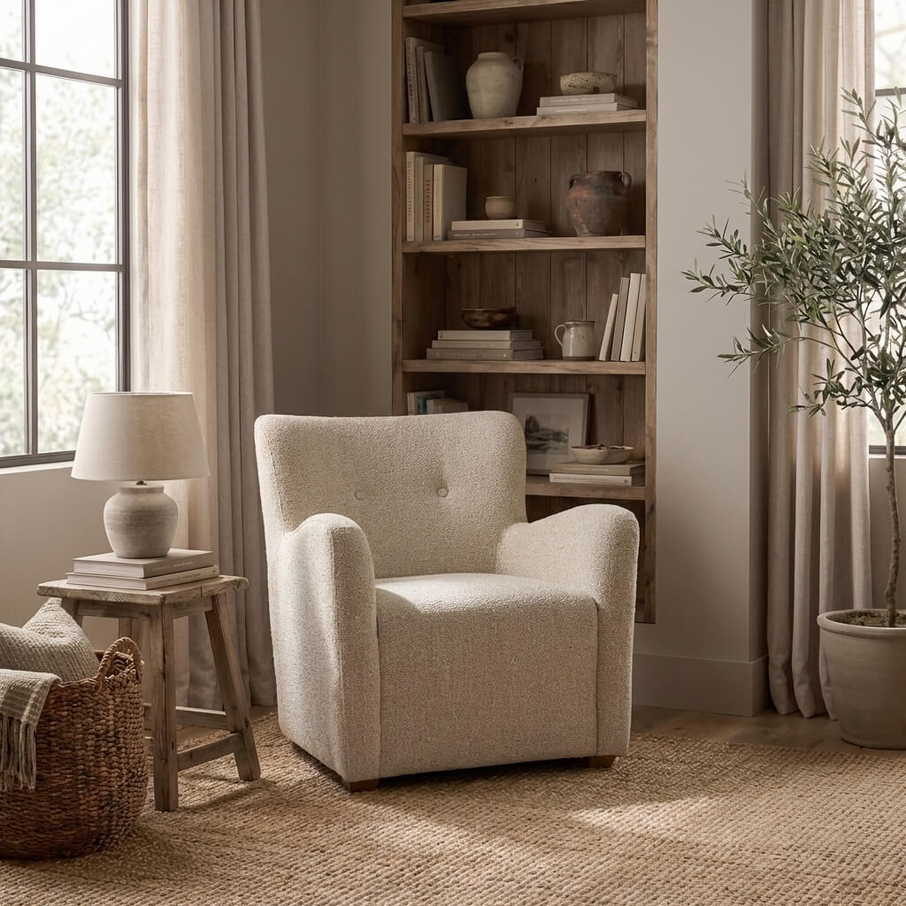 Hidcote Accent Chair – Natural