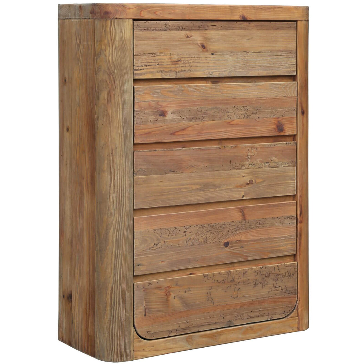 Reclaimed Pine Tall Chest of Drawers