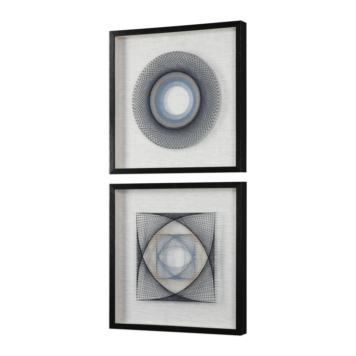 String Duet Geometric Art – Set of 2