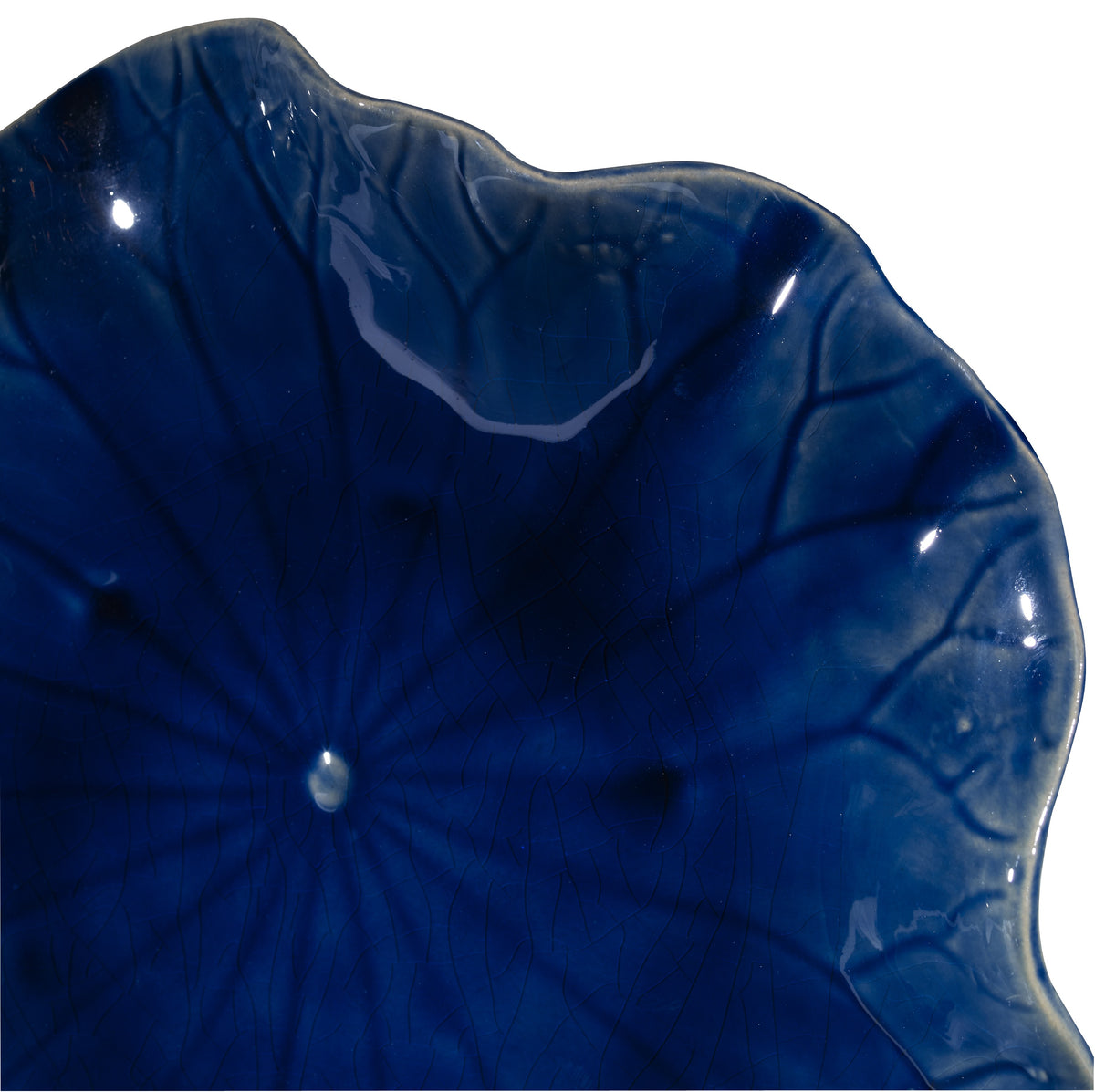 Abella Ceramic Wall-Mounted Bowls – Cobalt Blue, Set of 3