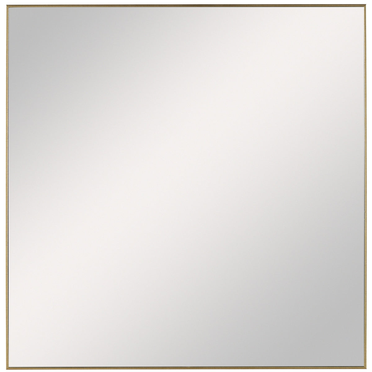 Alexo Square Mirror – Brushed Gold