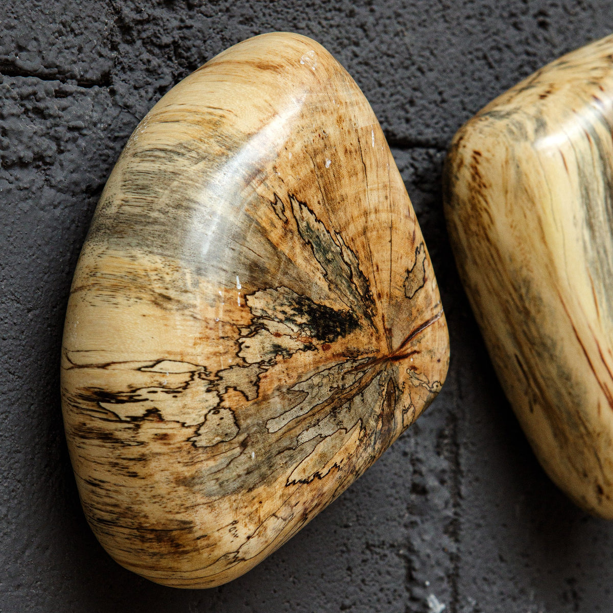 Pebbles Blonde Wood Wall Décor – Set of 9