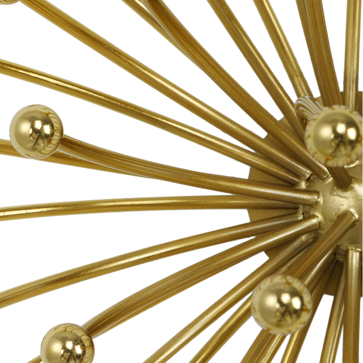 Aga Gold Metal Wall Decor – Set of 3
