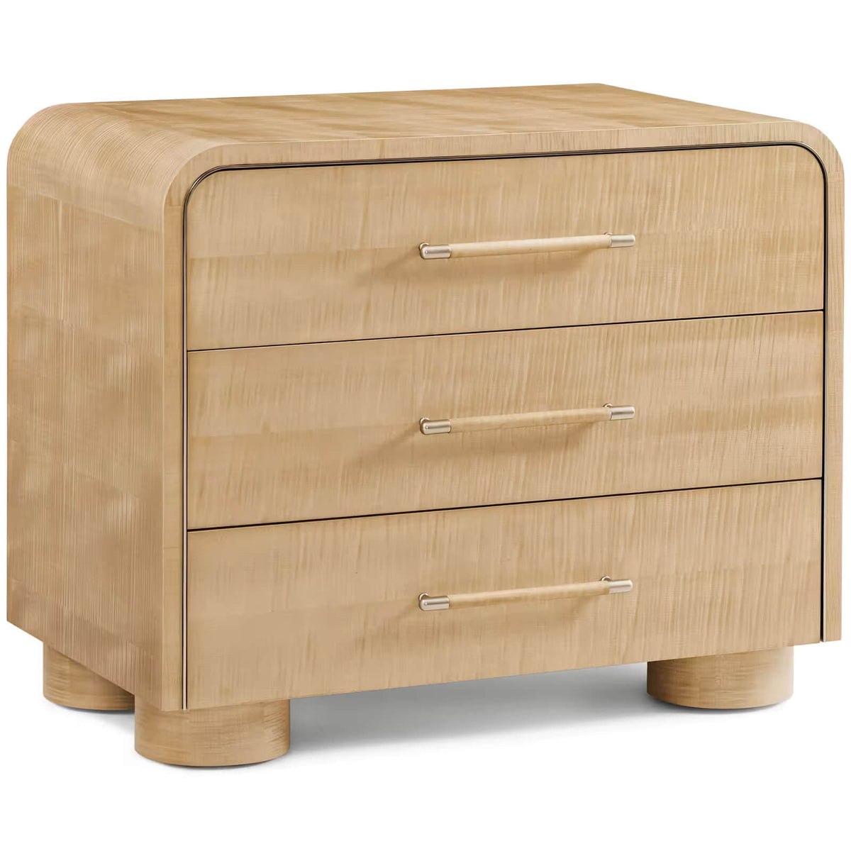 Origins Three-Drawer Bedside Table II – Sesame