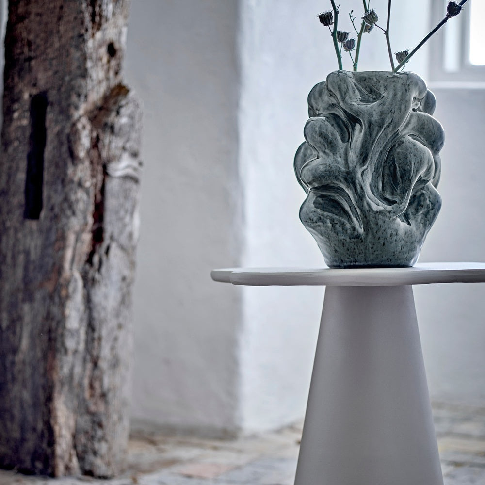 Vuelle Vase - Grey Stoneware