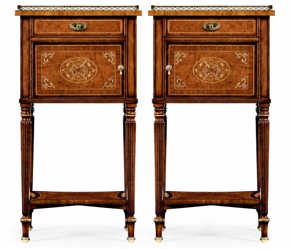 Mother of Pearl Bedside Table – Set of 2