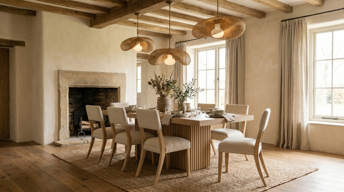 Academia Extending Dining Table – Tambour Base, 180 to 260cm