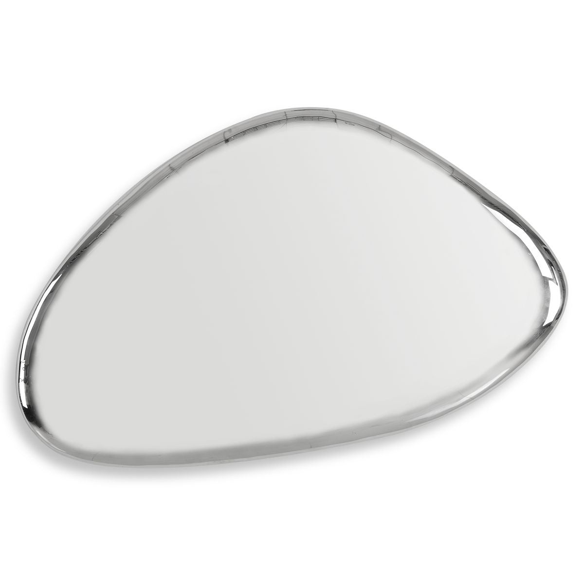 Jelly Bean Wall Sculpture – Medium Silver
