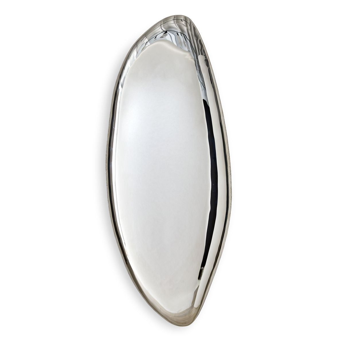Jelly Bean Wall Sculpture – Large Silver