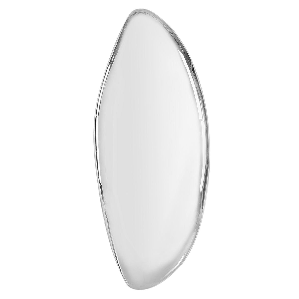 Jelly Bean Wall Sculpture – Large Silver