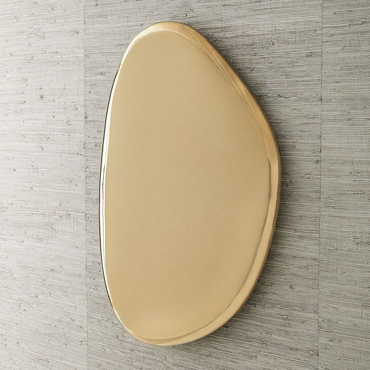 Jelly Bean Wall Sculpture – Small Gold