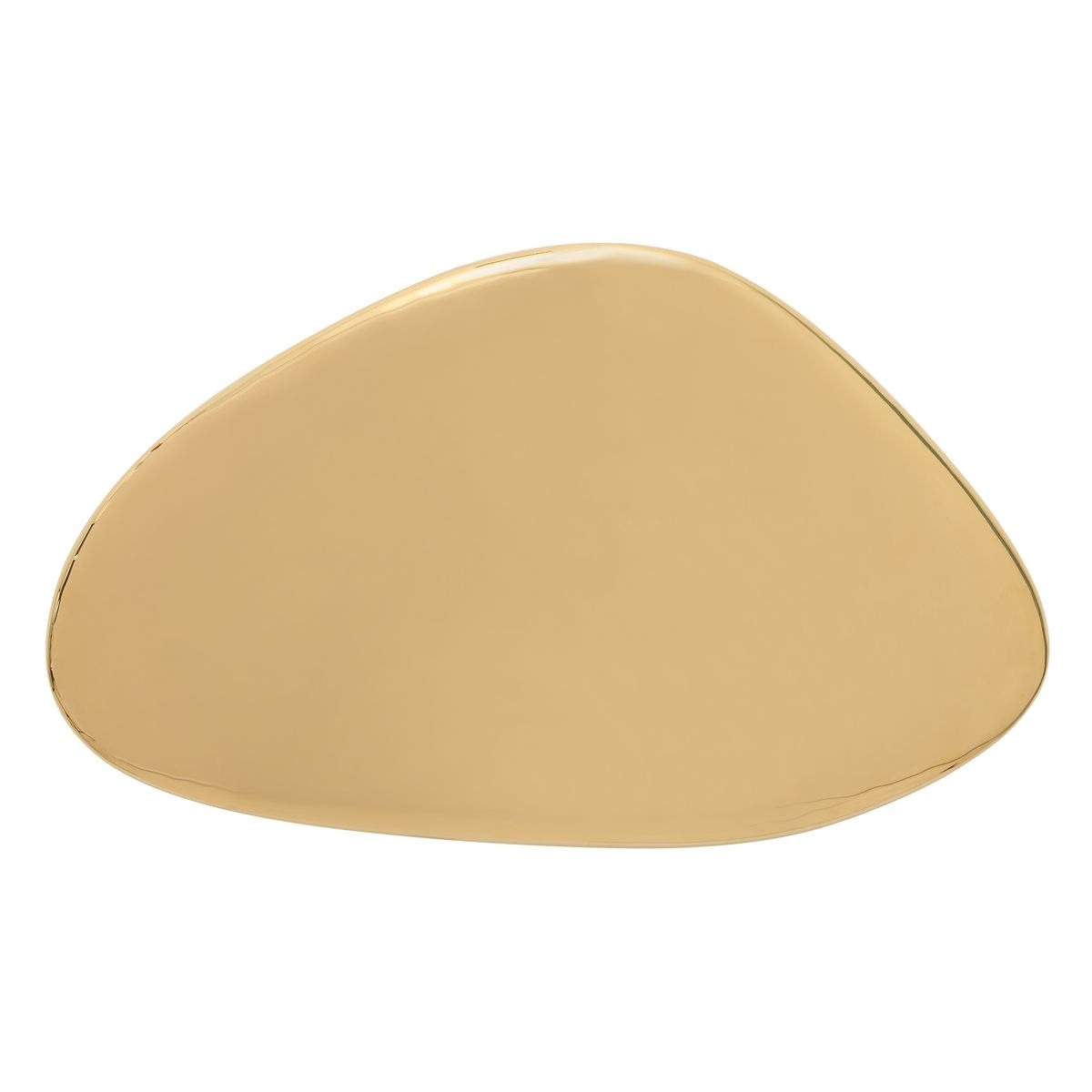 Jelly Bean Wall Sculpture – Medium Gold