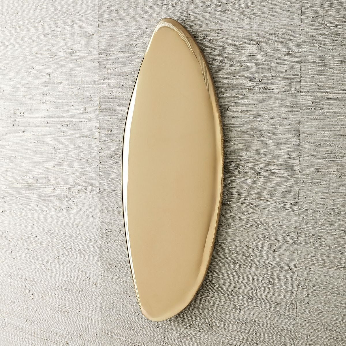 Jelly Bean Wall Sculpture – Large Gold